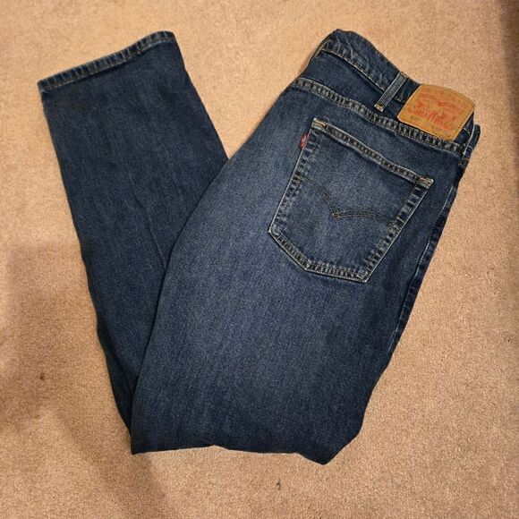 Mens 505 Levi Straus Straight leg jeans - Picture 1 of 5